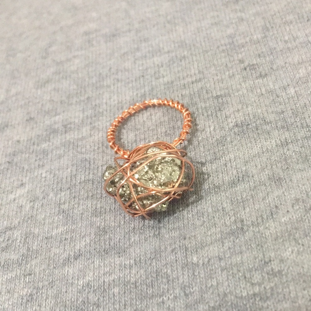 Handcrafted pinky ring